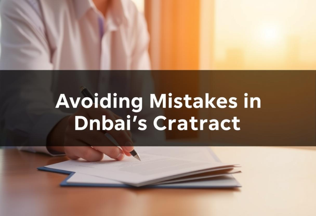 Avoiding Mistakes in Dubai’s Contract Drafting